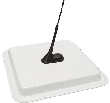 ATTB Antennentechnik Bad Blankenburg 3761.30 Kombiflex-D-Antenne GPS FM DAB+ Montageplatte für Wohnmobile/Caravan