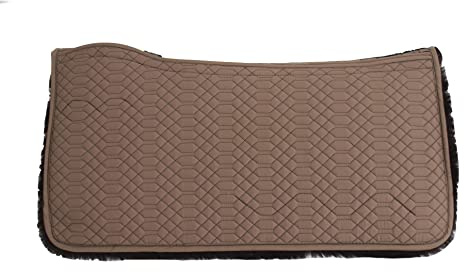 Engel Reitsport | Lammfell Western Squarepad WPAD1 Stoff schwarz
