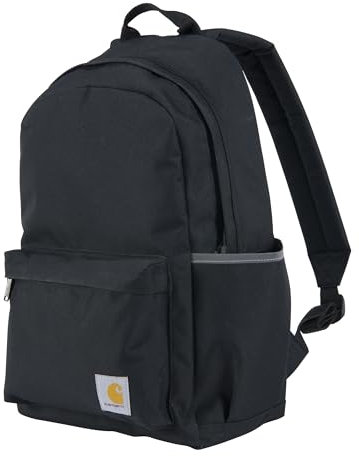 Carhartt Unisex-Erwachsene 21 l Laptop-Rucksack, langlebig, wasserabweisend, mit Laptop-Hülle, Klassischer Rucksack (schwarz), One Size, Laptop-Rucksack, 21 l, langlebig, wasserabweisend, mit