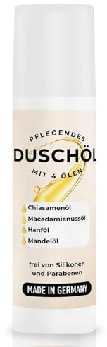 Duschöl Öl mit natürlichen Ölen und Panthenol zur Körperpflege 150ml