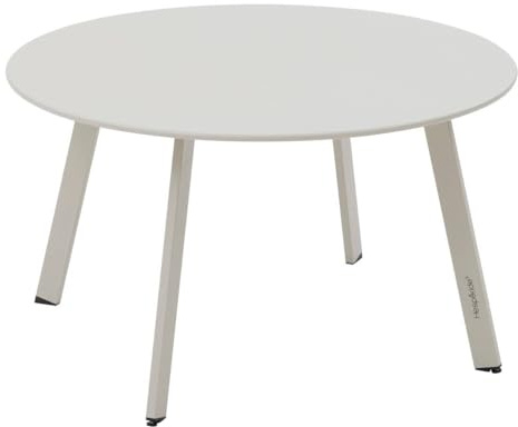 Hespéride - Runder gartenbeistelltisch saona ton 70 x 40cm aus Stahl