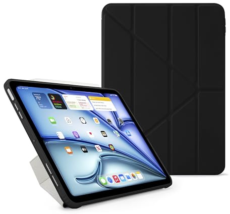 PIPETTO Origami No1 OriginalCase iPad Air 11 M2/Gen 4-6 Black - Tasche