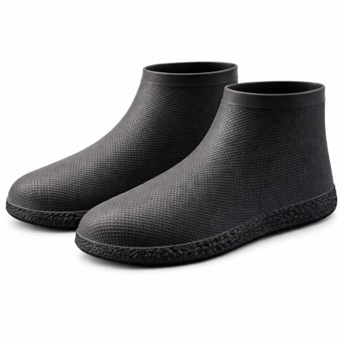 MEIJMJIA YMTECH Copriscarpe Impermeabili in lattice composito elastico, Antiscivolo Riutilizzabili per Esterni, Giardino, Viaggi (40-42 EU)