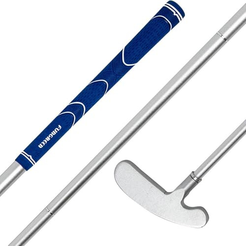 Putter de golf ajustable, de golf desmontable de secciones, de práctica de golf de doble cara, de putter para golfistas diestros o zurdos, putter de golf de aleación plegable para