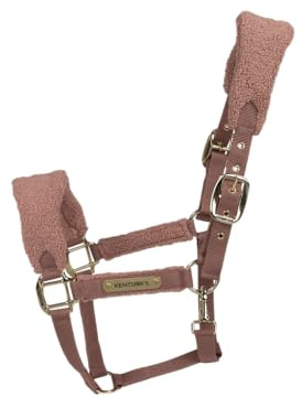 Kentucky - Teddy Fleece Halfter alt rosa Pony