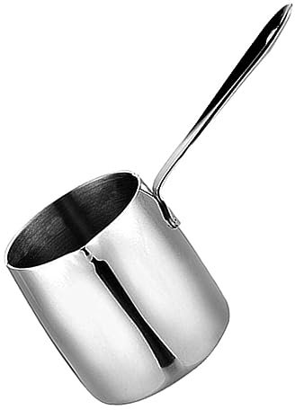 IMIKEYA Frittierpfanne Aus Edelstahl 304 Tragbare Bratpfanne Nützlicher Brattopf Frittierpfanne Aus Edelstahl Leicht Zu Reinigen