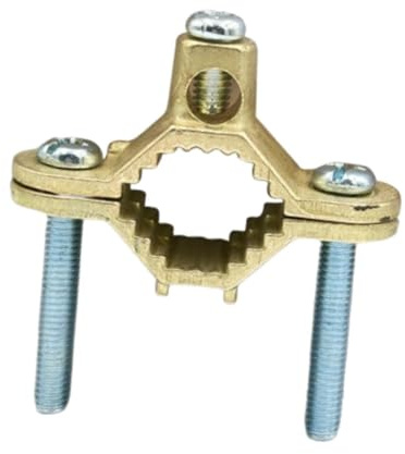 F Fityle Abrazadera de tubo, conector de conexión a tierra, herrajes resistentes, abrazadera de cable profesional de rendimiento, ajustable de, Pc 1