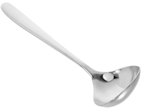 Gatuida Edelstahl Schöpfkelle Mit Langem Griff Für Suppen Soßen Stil Metalllöffel Zum Servieren Für Küche Und Hobbyköche