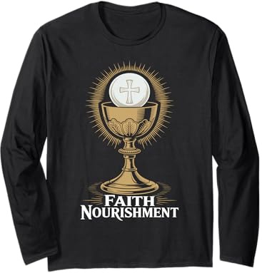 Foi Nourishment Calice Eucharistie Manche Longue