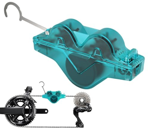 Kettenreiniger Fahrradkette, Blaues Fahrradkettenreinigungswerkzeug Mit Rotierender Bürste, Effektives Wartungsreinigungswerkzeug, Langlebiger Und Einfach Anzuwendender Fahrradkettenreiniger
