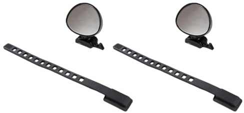 ZEFAL SPY 15 cykelspegel x 2 – liten cykelspegel 15 cm 2 28 g – multipositionerbar minicykelspegel – mountainbike, gravy, racercykel – montering med silikonband