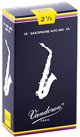 Vandoren Classic Altsax 2,5 Blatt, 10 Stück