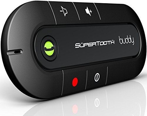 Kit Supertooth Buddy Bluetooth estéreo manos libres, negro