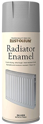 Rust-Oleum AE0060003E8 400ml Radiator Enamel Spray Paint - Silver