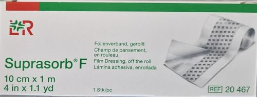 SUPRASORB F Folien Wundverb.10cmx1m gerollt unste. 1St.