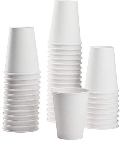 Karat 8oz Paper Hot Coffee Cups [1000 ct] Disposable, Leak-Resistant Double Poly-Lined Cups for Hot Beverages - Ideal for Cafes & Restaurants, 80mm | White