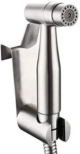 CIENCIA Acier inoxydable Main Chance Bidet Spray Shattaf,Bidet WC Douchette - Prime de Pulvérisation Toilette Bidet, Bidet Spray Pour La Toilette WS024AS