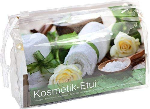 Medi-Inn Kosmetik-Etui Reise-Set Kulturbeutel, transparent mit Zipper