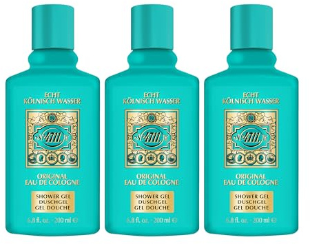 4711® Echt Kölnisch Wasser | Duschgel des Duftklassikers 4711 - wirkt wohltuend auf Körper, Geist und Seele | 3er Pack