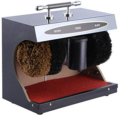 Automatique À Induction Cireuse De Chaussure, Brosse À Chaussures Hôtel Niveau D'hôtel Ultra Durable Polisseuses De Longue Durée Home Hotel Utility House Automatique (Donner des Chaussures),Noir