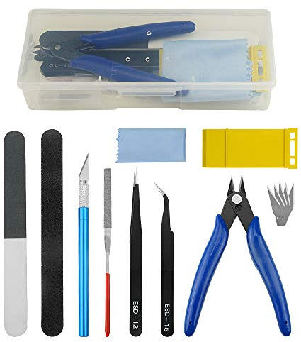 WMYCONGCONG 14 Stück Gundam Modellierwerkzeug-Set für den professionellen Modellbau und die Befestigung