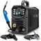 Spartus EasyMIG 210 LED - 3 IN 1 Schutzgasschweißgerät 200 A - MIG MAG, WIG DC, FLUX, MMA - Synergie, Induktivität, Lötschweißen - 2T/4T, Aluminium, Edelstahl, Set: Solo