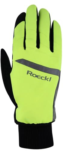 Roeckl Vogau GTX Winter Fahrrad Handschuhe lang fluo gelb 2026: Größe: 8.5