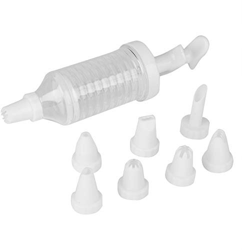 8PCS Set Decorating Icing Set,Cake Pen Dessert Decorating Cylinder Pastry Syringe Extruder Kitchen Gadget Pastry Nozzles