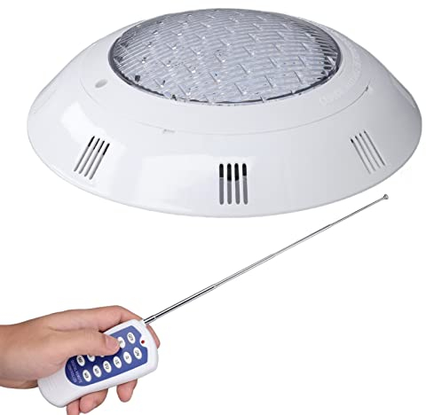 Topyond AC12V LED-Unterwasserleuchte, IP68 Wasserdicht – Tauchbare Teichbeleuchtung Mit Mehrfarbiger RGB-Lampe Und Fernbedienung – Für Schwimmbäder, Teiche(36W)