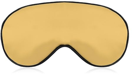 Bequemer Augenschutz für die Nacht, Hellorange, weicher, elastischer Riemen für Damen und Herren