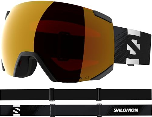 Salomon RADIUM ML Goggles, Unisex Anti-Fog Ski Goggles For Snowboarding and Mountain Adventures