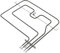 Grill Heating Element Compatible For Hoover HOA, HOC, HOD, HON, HOT, HOZ & Candy FCC, FCE, FCP, FCT, FCX Series – 2020W Top Oven Element Replacement for Built-In Electric Cooker 42836665