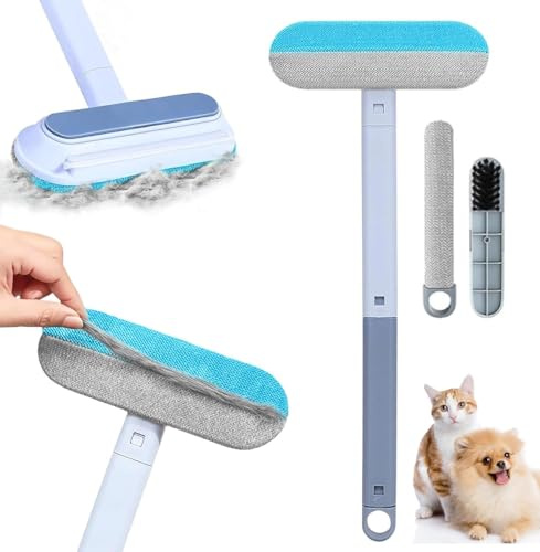 Pet Hair Remover – Brosse Anti Poils Animaux – Brosse Poil Chat et Chien Réutilisable | Ramasse Poils Animaux pour Canapé, Vêtements, Voiture 4 in 1 – Facile à Nettoyer (1PCS)