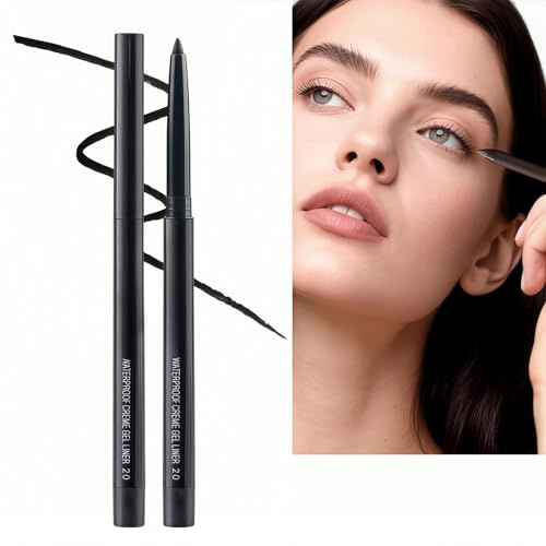 Waterproof Eyeliner Pencil,All Day Long-Lasting Eye Liners,Long-Lasting Eye Liners Waterproof E/ye Lin/er Pencils,Eyeliner for Women,Smudge Proof Eyeli/ner,Black Pen/cil Eyeli/ner