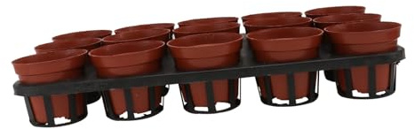 Toddmomy Vaso da Vivaio con Vassoio Tazza da Piantagione per Coltivazione di Piante Contenitore da Giardinaggio per Piccoli Fiori e Colture