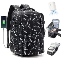SZLX Vakuum Rucksack Handgepäck Damen, Airbag Rucksack Vakuum mit Vakuumsystem für Reisen, Ryanair Vacuum Reiserucksack mit Pumpe Wasserdicht Herren Vakuumkoffer