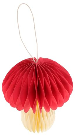 Veemoon Boule Nid Abeille Forme Champignon Décoration Anniversaire Fête Jardin Chambre