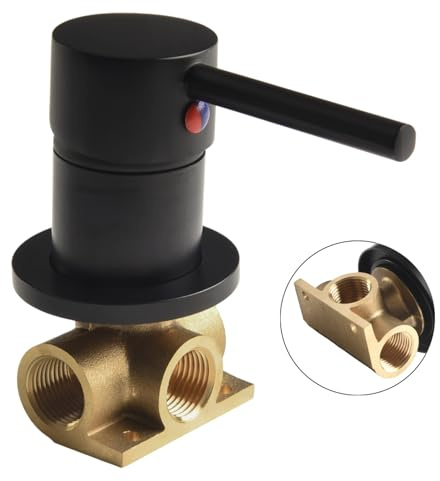 Lawnoval Functional Concealed Hot Cold Water Control Mixer Valve In Chrome/Gold Shower Head Holder Kitchen Tap Spray Head Attachment