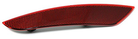 Volkswagen Original Teile Rückstrahler links Kirschrot für VW Golf 6 Limousine 2009 - 2013