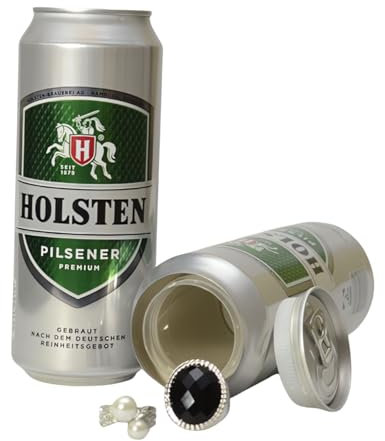 Weedness Holsten Bier Dosen-Safe Geldversteck - Dosentresor Versteckdose Geheimversteck Mini Tresor Strandsafe