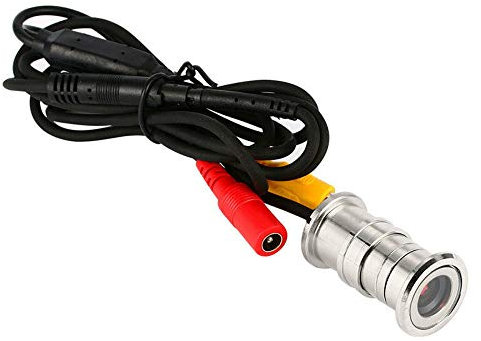 Vetrineinrete® Telecamera spioncino per porta d’ingresso occhiello per la sicurezza videosorveglianza monitor regolabile 4 a 6 cm SJ-710 D73