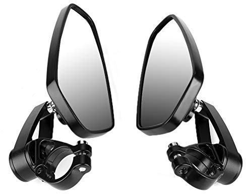 Rétroviseurs Moto, 22mm Rétroviseurs Latéraux de Motocycliste, Retroviseur de Moto Guidon CNC pour Hoonda GROM MSX125 CB50