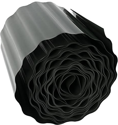 AERZETIX - C60296 - Barrière Anti-Racines et rhizomes 20 cm x 9 m pour pelouse Gazon - Protection Rouleau Bordure Anti-Racine - barrière de contrôle des Racines - en Plastique - Couleur Olive Verte