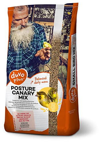 duvoplus, Canarino di Postura Mix 20 kg Cibo per Uccelli