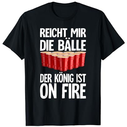 Beerpong Herren Bier Pong Bierpong T-Shirt