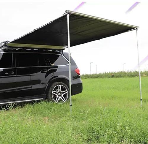 Toldo Para Coche, Toldo Furgoneta Camper Lateral, Toldo Furgoneta, Tienda de Campaña para Coche, Toldo para Caravana de Camping, para Coche, SUV, Exterior, Camping, Lateral y Trasero(250x300cm/98.4x11