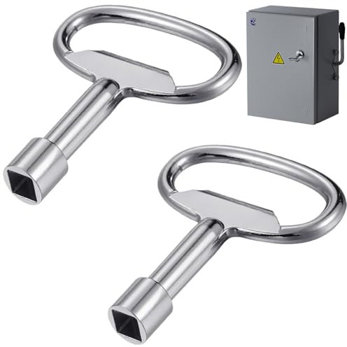 2 Stück Vierkantschlüssel,Heizungsentlüftungsschlüssel,4 Kant Schlüssel,Heizung Entlüftungsschlüssel,Heizungsschlüssel,Für Heizkörper Mülltonne Aufzug Elektrokasten Gas Wasser Stromzähler