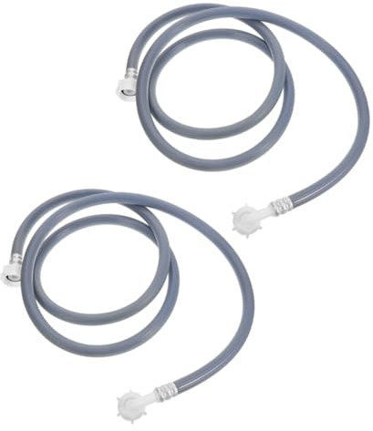 OSALADI 2pcs Durability Washing Machine Hose Extra Long Water Inlet Pipe Easy Installation Compatible Major Brands