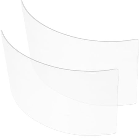 STOBAZA 2pcs Protective Lens for Sandblasting Hood Lightweight Ergonomic Design Replacement Lens for Extended Use in Sanding and Dust Removal