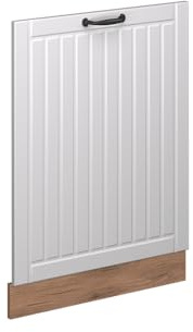 Vicco Façade de Lave-Vaisselle Fame-Line, Blanc Campagne, 60cm sans PT, à Combiner avec d'autres modules de la série Fame-Line